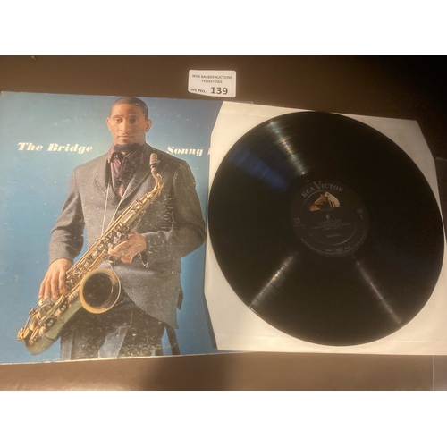 139 - Records : SONNY ROLLINS - The Bridge 1950s RCA  Album Jazz issue LPM2527 sleeve/vinyls both great co... 