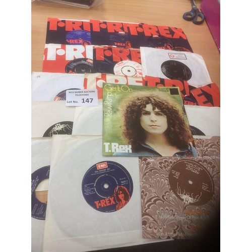 147 - Records : T. REX - collection of 7