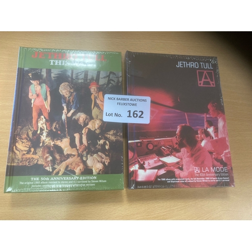 162 - Records : JETHRO TULL Anniversary edition CD sets with books 50th/40th (2) both sealed - fine cond