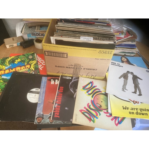 166 - Records : Large heavy box of 90x 12