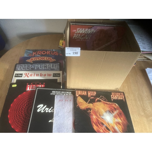 190 - Records : 20 Heavy Metal albums & 12