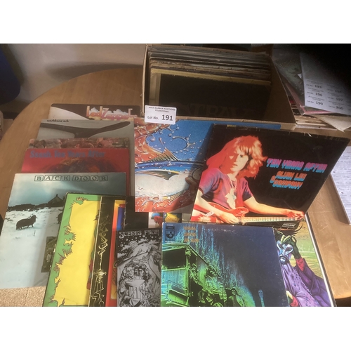 191 - Records : 30+ Progressive Rock albums inc Led Zeppelin, 10 Years After, Hawkwind - many original iss... 