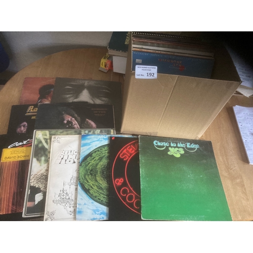 192 - Records : 30+ Classic Rock albums inc Jimi Hendrix, Rolling Stones, Yes etc