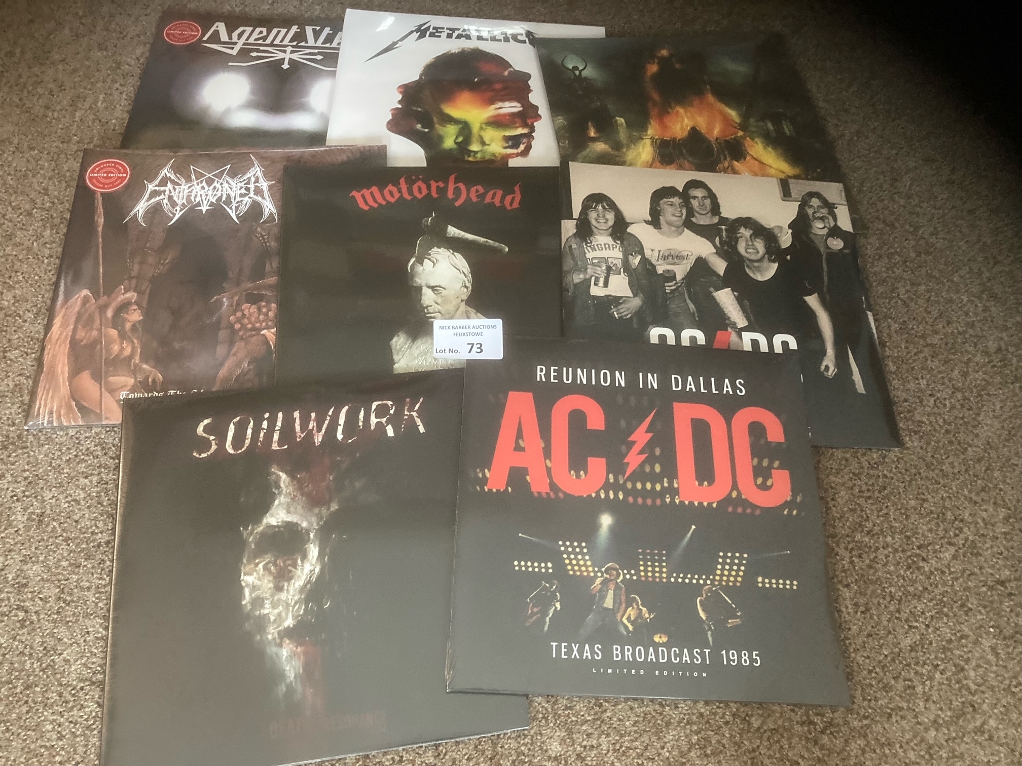 Records Heavy Rock Metal Collection Of New 180 Gram Albums Sealed 