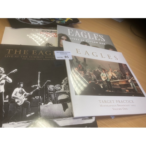 85 - Records : EAGLES - collection of new 180 gram albums in box set (4) - super lot