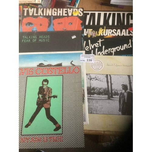 116 - Records : Punk/Rock - inc Velvet Underground, Talking Heads, Kursal Flyers albums - great conditions