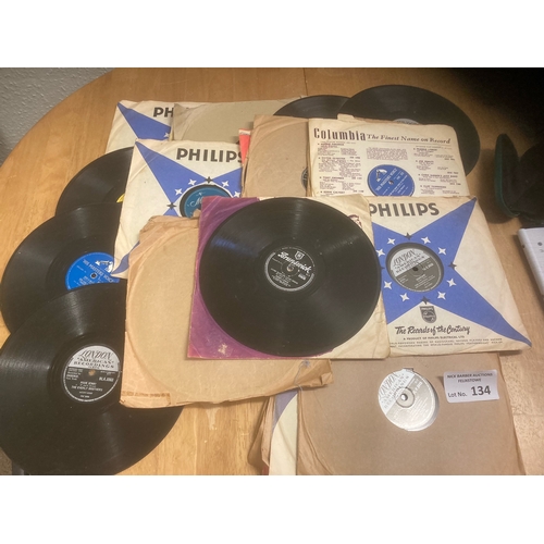 134 - Records : 78s Nice lot inc Jerry Lewis, Elvis Presley, Everleys etc - nice lot mostly London, HMV, B... 