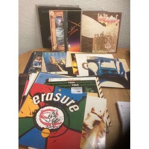 196 - Records : 30 Mainly Rock albums inc Led Zeppelin, Free, Genesis etc