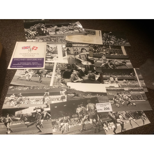 206 - Football : Ipswich Town interesting collection of b/w photographs originals 1970s/90s - various size... 