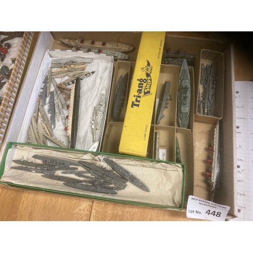 Lot 26 Bateaux Guerre Miniatures Métal - Dinky Triang Bangor