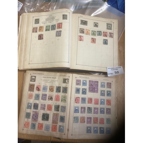 50 - Stamps : All world stamp collection in 3 old Strand albums - nice lot