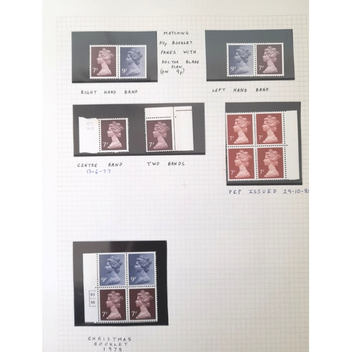 7 - Stamps : Great Britain Early to modern accumulation in 6 Albums/,Stockbooks  a boxfile, Millennium Y... 