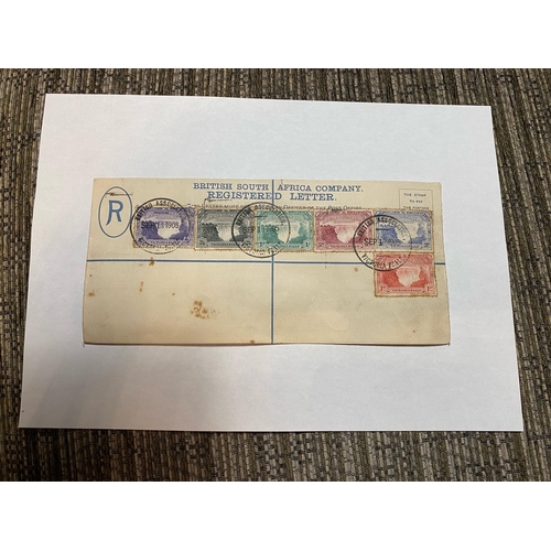 74 - Stamps : RHODESIA - super set of falls' on cover to top value dated - as such FDC - great item