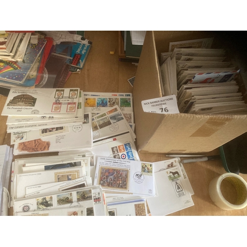 76 - Stamps : Great box of at least 500 FDCs from benham to many others nearly all special postmarks