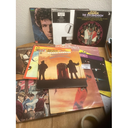 93 - Records : 30 mainly Rock albums inc Rod Stewart, Kinks, Cat Stevans etc