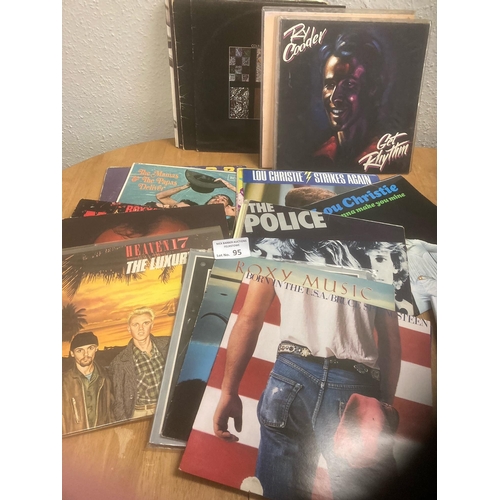 95 - Records : 30 mainly Rock albums inc Bruce Springsteen, Roxy Music, Police etc