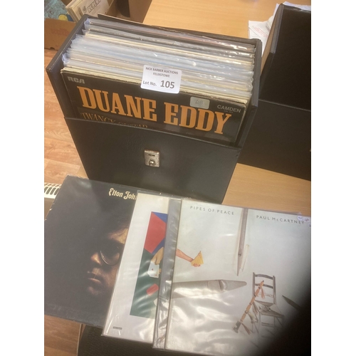 105 - Records : Case of albums inc Elton John, Paul McCartney etc (35+)