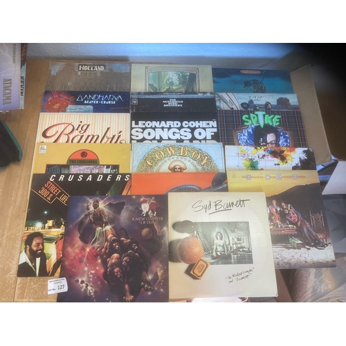 127 - Records : (A) (B) (C) great collection inc Ghand'arva, Byrds, Barratt, Aswad, Cowboy - great lot of ... 