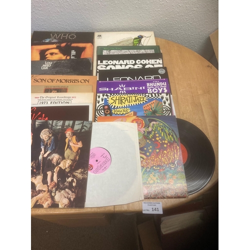 141 - Records : Great lot of albums - conditions great again inc String Band, J Tull, L Reed, Who (15)