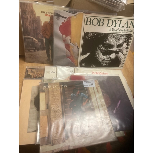 168 - Records : BOB DYLAN albums 12 in fine condition