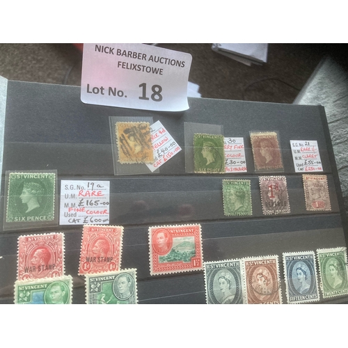 18 - Stamps : Commonwealth A-Z QV onwards - some nice items inc Bahamas, Ceylon, many upu sets, mint - lo... 