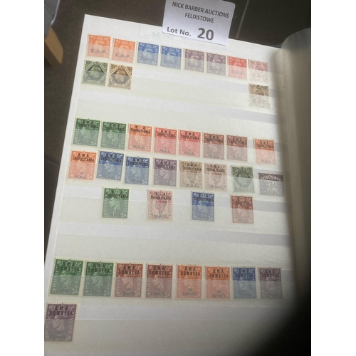 19 - Stamps : Commonwealth stock book inc Kiribati, Fiji, Tuvalu, good Fiji collection QEII mint definiti... 