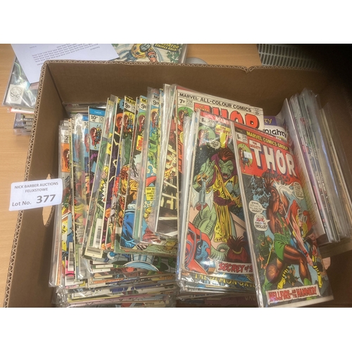 377 - Comics : Thor great collection of Marvel comics UK/US issues includes annuals 1973 onwards (243 comi... 