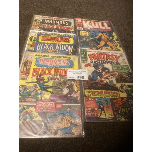 399 - Comics : Marvel - & others - great collection of vintage comics 1960s/70s inc Space Adventures T... 