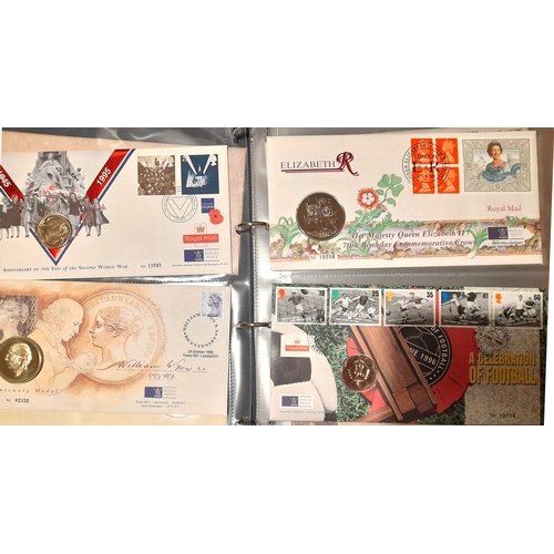 57 - Stamps :  Great Britain Coin Covers Various with 50p’s, £1’s, £2’s, £5s’A fine lot with (22 Covers…)