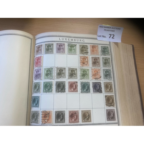 72 - Stamps : All world collection in enormous heavy Lincoln album - lovely item