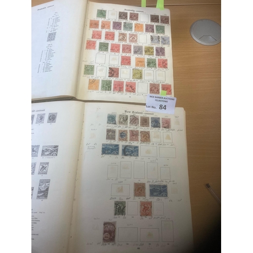 84 - Stamps : New Imperial albums x2 with British Commonwealth, only earlies, remaindered but still plent... 