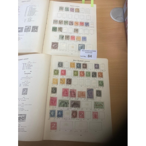 84 - Stamps : New Imperial albums x2 with British Commonwealth, only earlies, remaindered but still plent... 