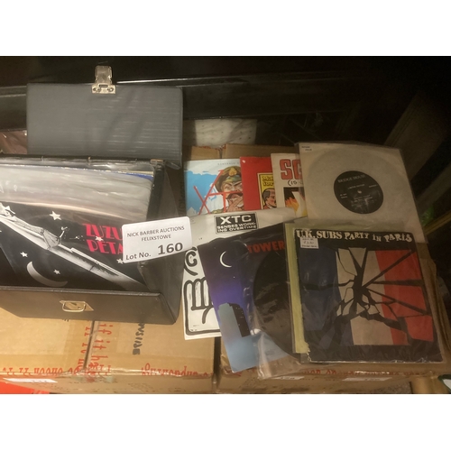 160 - Records : Small case of 25+ Punk 7