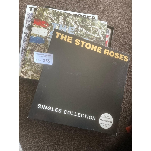 165 - Records : THE STONE ROSES - singles collection box set 1992 inc 8x 12