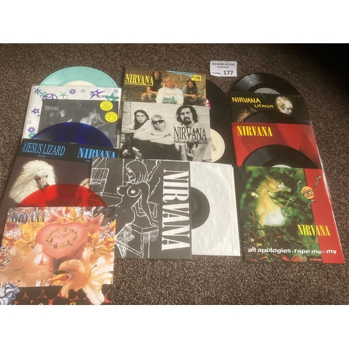 177 - Records : NIRVANA - fabulous collection of 7