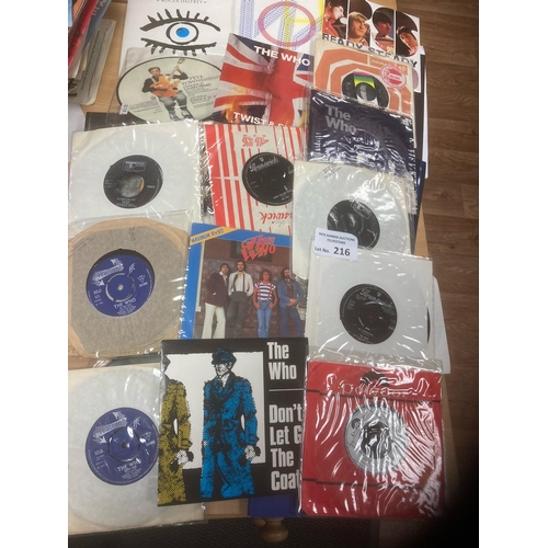 216 - Records : The Who - great collection of 7