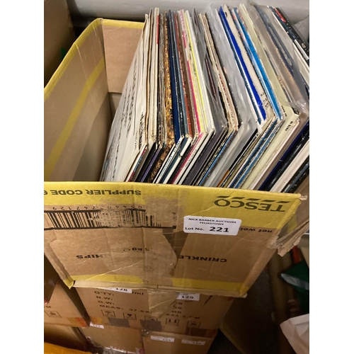 221 - Records : Large box of 12