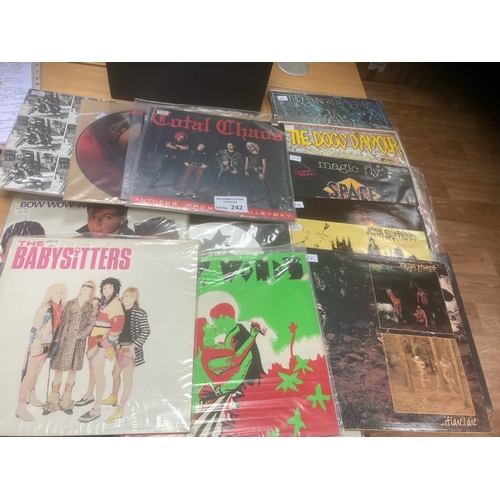 242 - Records : Punk & Hard Punk collection of albums inc Plastmatics, Pinkees etc - interesting lot (35+)