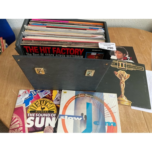 290 - Records : A case of mixed albums lot of Soul inc Jackson, Rolls Royce etc 40+