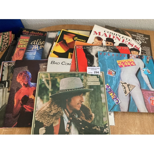 294 - Records : 30+ Classic Rock albums inc Rolling Stones, Springsteen, Dylan etc