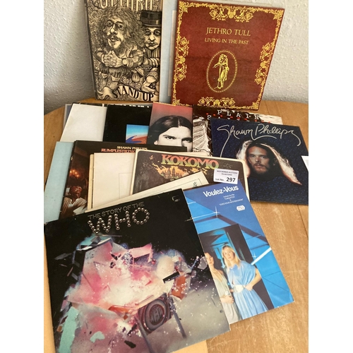 297 - Records : 30+ Classic Rock albums inc Jethro Tull, Shaun Phillips, Who etc