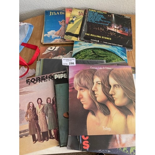 298 - Records : 30+ Classic Rock albums inc Genesis, Simple Minds, Rolling Stones etc