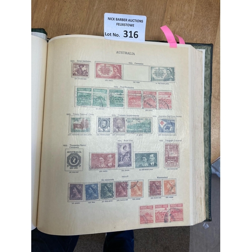 316 - Stamps : GB & Commonwealth QEII collection 1952-8 period in printed new age album great condition - ... 