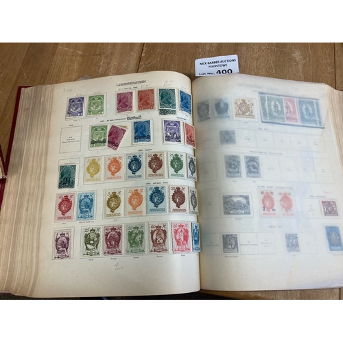 400 - Stamps : Old Time stamp collection in 6 albums (3 new age & 3 ideal)