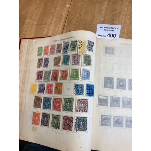 400 - Stamps : Old Time stamp collection in 6 albums (3 new age & 3 ideal)