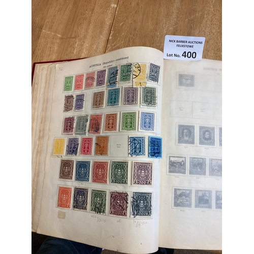 400 - Stamps : Old Time stamp collection in 6 albums (3 new age & 3 ideal)