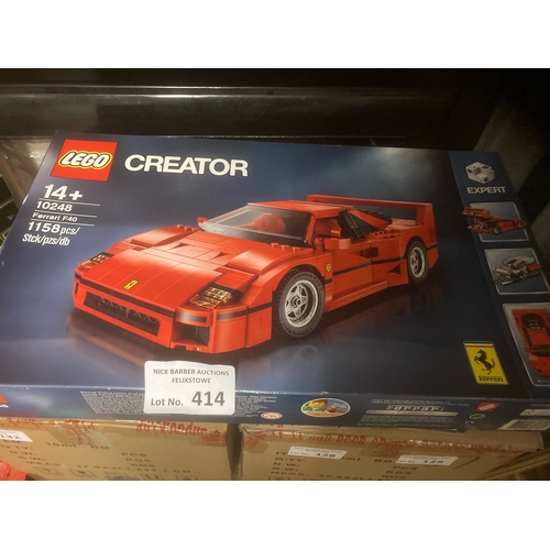 414 - Diecast : Lego - Creator - Ferrari 10248 opened/completed once/complete & boxed