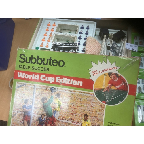 440 - Diecast : Subbuteo - World Cup 1978 edition boxed plus other boxed teams 372, 354, 382, 41, 383, 378... 