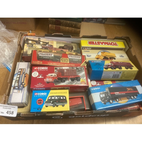 458 - Diecast : Nice box of Corgi Classic Vehicles, Coaches, Days Gone By etc - all boxed