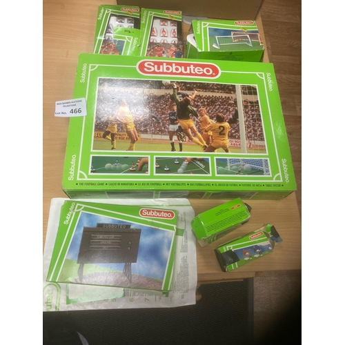 466 - Diecast : Subbuteo - full set plus other teams (2) accessories etc